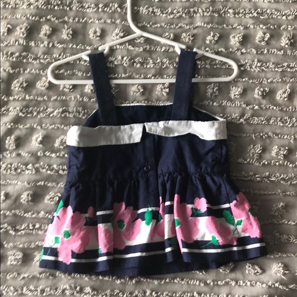 Janie and Jack flower peplum top - Picture 2 of 2